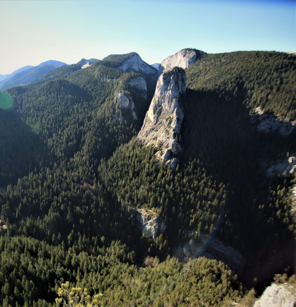 the altar stone in bicaz gorges